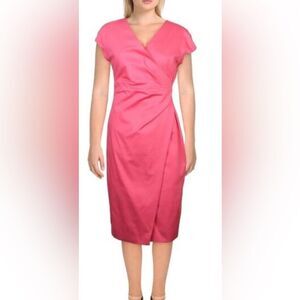 MaxMara Studios NWT Women's Wrap Sheath Dress sz 14